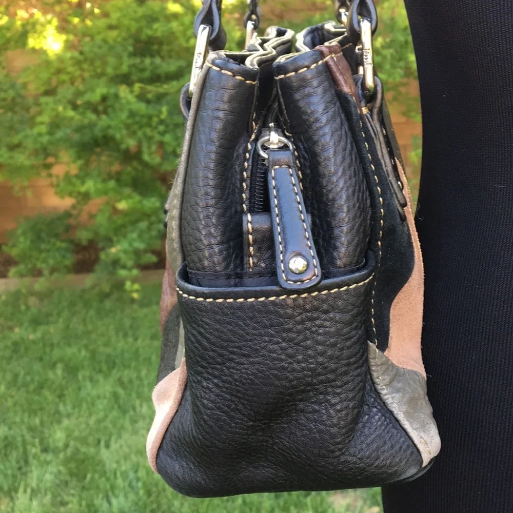 Fossil long Live Vintage 1954 Patchwork bag‎